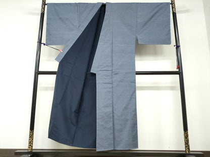 平和屋着物●男性　本場大島紬　抽象文様　正絹　逸品　未使用　DABF1324ud