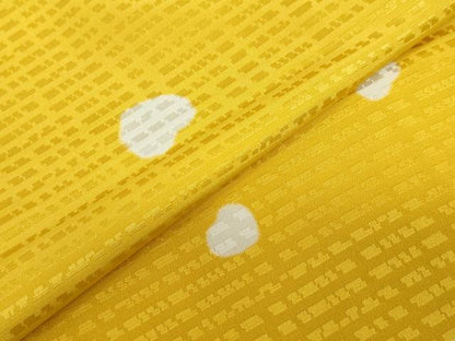 平和屋着物●振袖用長襦袢 袷 ハート 半衿刺繍 正絹 逸品 DABF1339ud