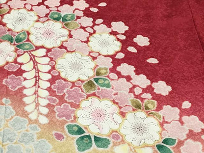 平和屋着物●豪華振袖　辻が花　暈し染め　正絹　逸品　DABF1341ud