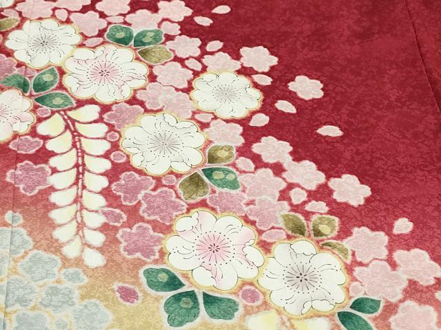 平和屋着物●豪華振袖　辻が花　暈し染め　正絹　逸品　DABF1341ud