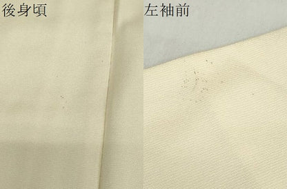 平和屋着物●訪問着　刺繍　雪輪草花文　金銀彩　正絹　逸品　DABF1347ud