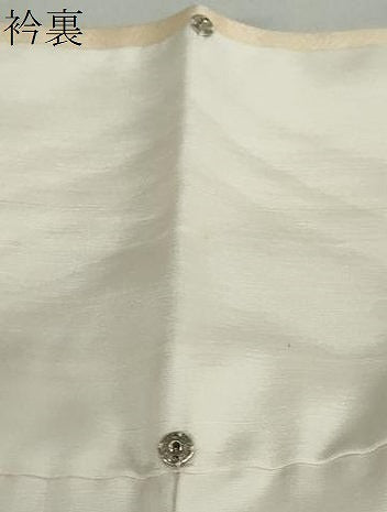 平和屋着物●色留訪問着　駒刺繍　七宝草花文　金彩　正絹　逸品　DABF1348ud