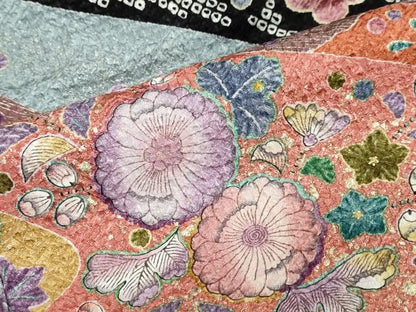 平和屋着物●豪華振袖　辻が花　金彩　正絹　逸品　DABF1351ud