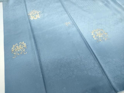 平和屋着物●訪問着　寿光織　誕生の樹　暈し染め　金糸　反端付き　正絹　逸品　DABF1359ud