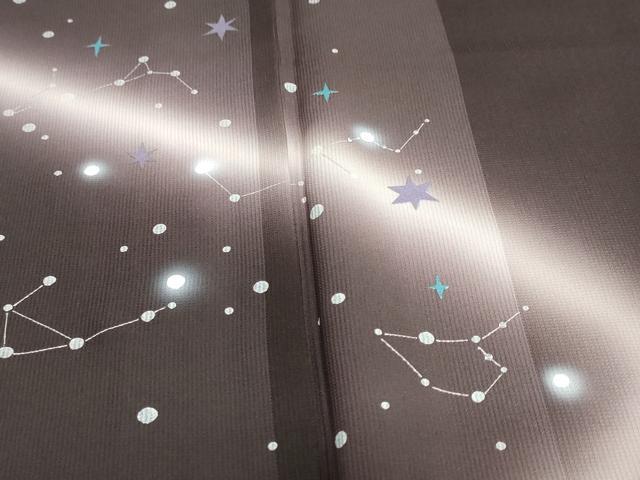 平和屋着物●訪問着 星座 暈し染め 銀彩 正絹 逸品 DABF1362ud