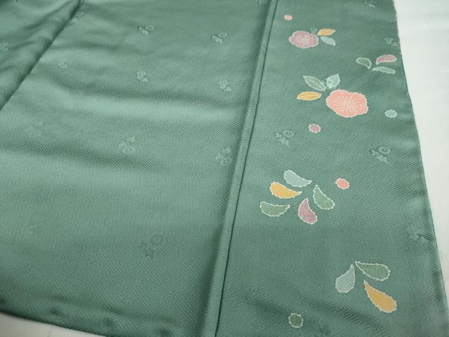 平和屋着物●訪問着 流水鴛鴦草花文 金彩 正絹 逸品 DABF1364ud