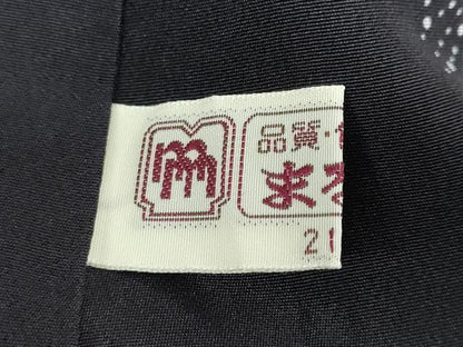 平和屋着物●江戸小紋　作家物　児玉博彫刻　抽象文様　まるやま扱い　証紙付き　伊と幸　正絹　逸品　DABF1367ud