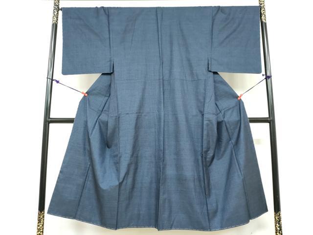 平和屋着物●男性　本場大島紬　アンサンブル　長羽織　100亀甲　総詰め　羽裏：虎　正絹　逸品　未使用　DABF1388ud