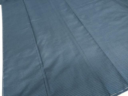 平和屋着物●男性 本場大島紬 アンサンブル 長羽織 長襦袢（袷）セット 100亀甲 総詰め キングサイズ 正絹 逸品 未使用 DABF1389ud