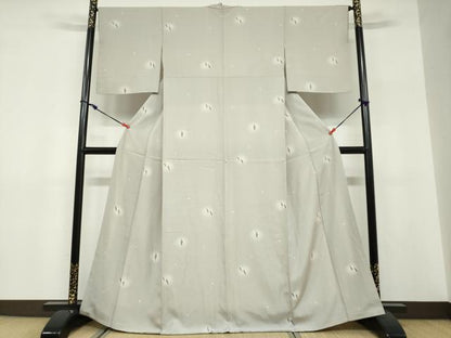 平和屋着物●上質な小紋 成物 蛍暈し 正絹 逸品 DABF1390ud