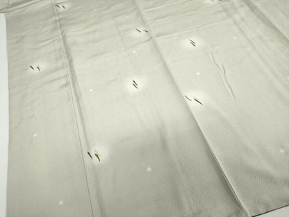 平和屋着物●上質な小紋 成物 蛍暈し 正絹 逸品 DABF1390ud