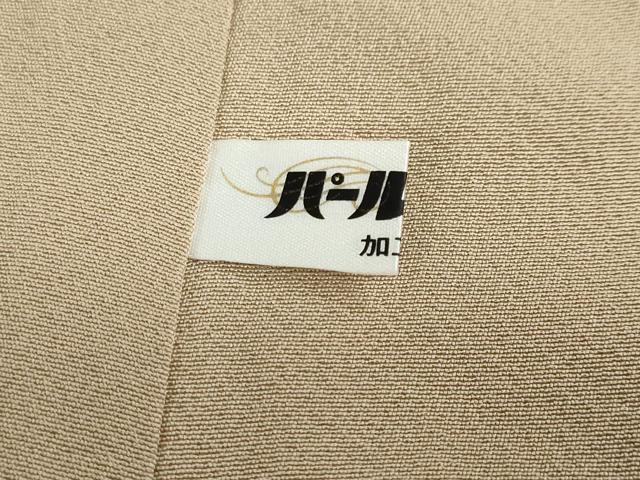 平和屋着物●中国三大刺繍 スワトウ刺繍 汕頭刺繍 総刺繍 小紋 切嵌洋花文 カラー胴裏：空五倍子色 正絹 逸品 DABF1392ud