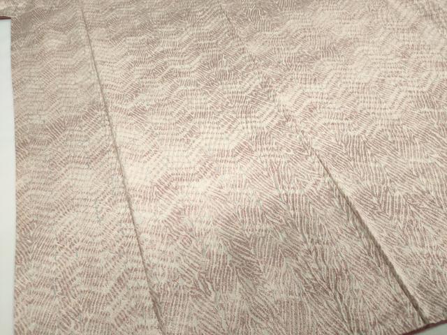平和屋着物●上質な小紋 総絞り 杢目絞り 霞文 正絹 逸品 DABF1396ud