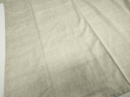 平和屋着物●上質な紬　変わり縞　正絹　逸品　DABF1399ud