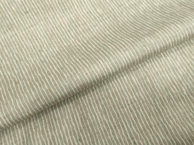 平和屋着物●上質な紬　変わり縞　正絹　逸品　DABF1399ud