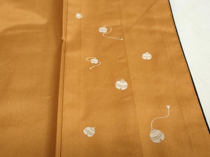 平和屋着物●本場大島紬　9マルキ　唐草文　正絹　逸品　DABF1404ud