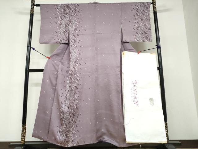 平和屋着物●BANKANわものや　訪問着　幾何学文様　たとう紙付き　正絹　逸品　DABF1406ud