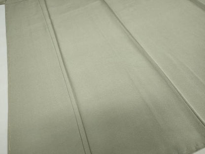 平和屋着物●上質な色無地　作家物　加賀浪漫　岩井茶色　反端付き　正絹　逸品　DABF1412ud