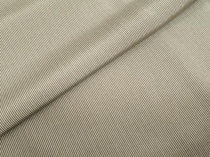 平和屋着物●江戸小紋 万筋 海松茶色×亜麻色 正絹 逸品 DABF1420ud