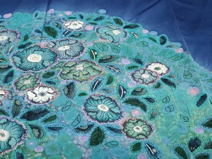 平和屋着物●豪華振袖 辻が花 暈し染め 金彩 正絹 逸品 DABF1422ud