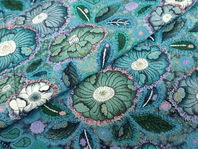 平和屋着物●豪華振袖 辻が花 暈し染め 金彩 正絹 逸品 DABF1422ud