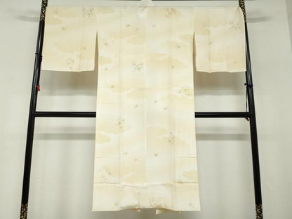 平和屋着物●長襦袢　袷　飾花文　さが美扱い　正絹　逸品　DABF1424ud