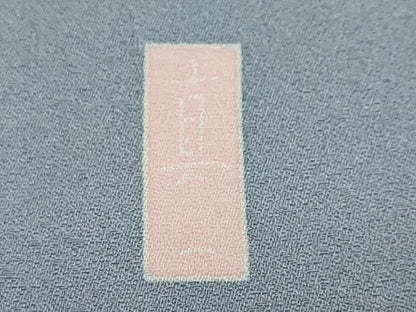 平和屋着物●訪問着　螺鈿　友禅　作家物　草花文　正絹　逸品　DABF1426ud
