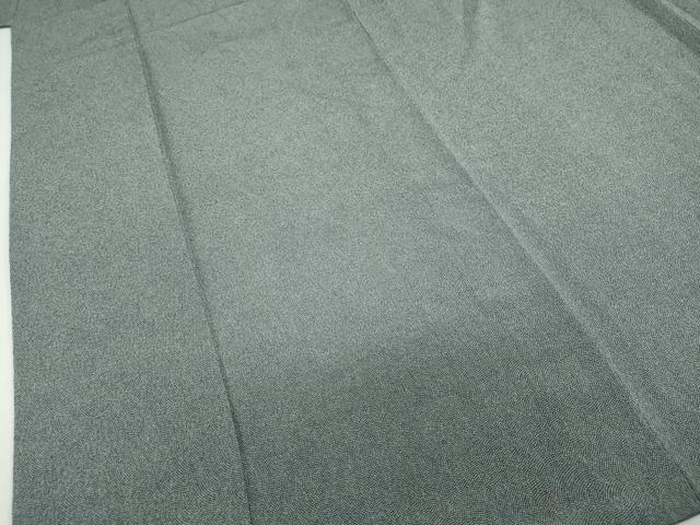 平和屋着物●江戸小紋　鮫小紋柄　鬼しぼ縮緬　正絹　逸品　DABF1435ud