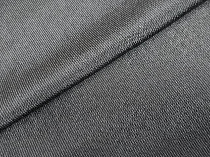 平和屋着物●江戸小紋 万筋 黒色×煤色 正絹 逸品 DABF1449ud