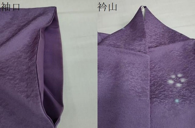 平和屋着物●青山みとも　小紋　舞花文　正絹　逸品　DABF1464ud