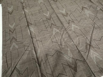 平和屋着物●本場大島紬　9マルキ　抽象文様　正絹　逸品　未使用　DABF1469ud