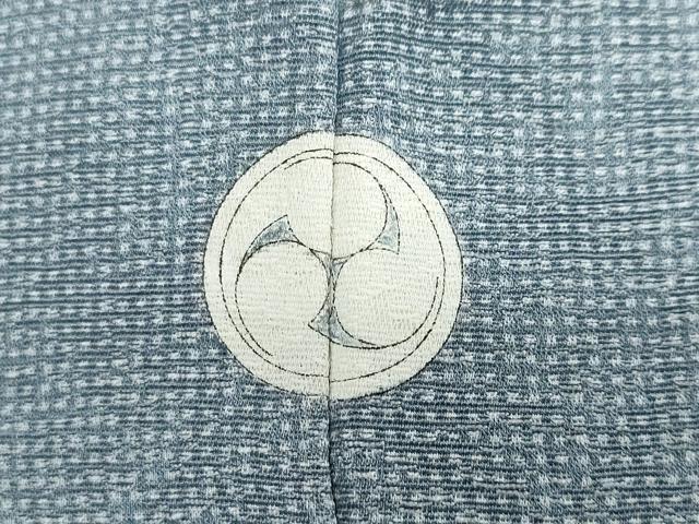 平和屋着物●江戸小紋　作家物　角通し　正絹　逸品　DABF1475ud