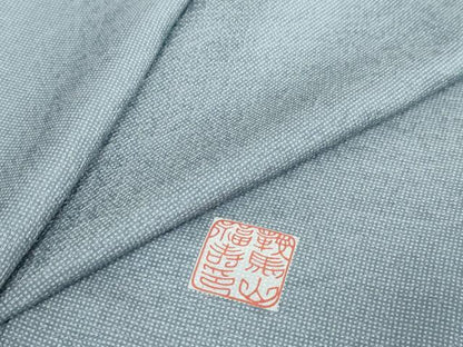 平和屋着物●江戸小紋　作家物　角通し　正絹　逸品　DABF1475ud