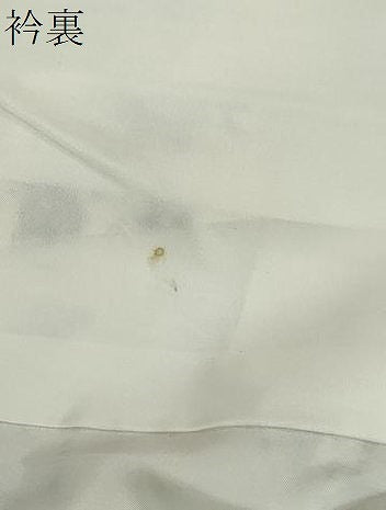 平和屋着物●上質な小紋　紬地　風景草花文　正絹　逸品　未使用　DABF1477ud