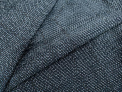 平和屋着物●本塩沢 110亀甲 亀甲文 正絹 逸品 未使用 DABF1484ud