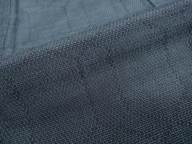 平和屋着物●本塩沢 110亀甲 亀甲文 正絹 逸品 未使用 DABF1484ud