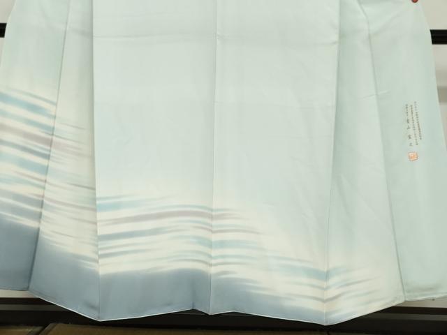 平和屋着物●青山宣之 訪問着 霞文 暈し染め 正絹 逸品 DABF1485ud