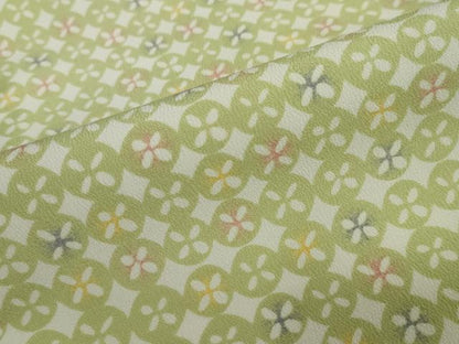 平和屋着物●小紋　七宝文　やまと誂製　ロング丈　洗える着物　DABF1514ud