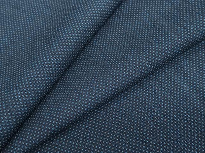平和屋着物●本塩沢　蚊絣　正絹　逸品　DABF1526ud