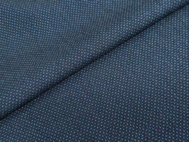 平和屋着物●本塩沢　蚊絣　正絹　逸品　DABF1526ud