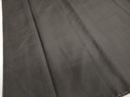 平和屋着物●上質なお召　縞　ロング丈　正絹　逸品　未使用　DABF1535ud