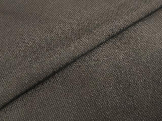 平和屋着物●上質なお召　縞　ロング丈　正絹　逸品　未使用　DABF1535ud