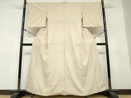 平和屋着物●本塩沢　蚊絣　正絹　逸品　DABF1537ud