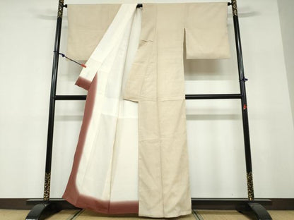 平和屋着物●本塩沢　蚊絣　正絹　逸品　DABF1537ud
