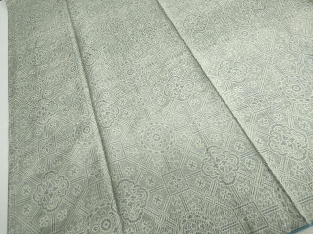 平和屋着物●本場大島紬　9マルキ　草花文　正絹　逸品　未使用　DABF1538ud