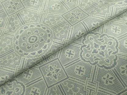 平和屋着物●本場大島紬　9マルキ　草花文　正絹　逸品　未使用　DABF1538ud