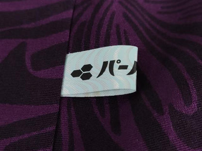 平和屋着物●上質な小紋　番傘　正絹　逸品　DABF1544ud