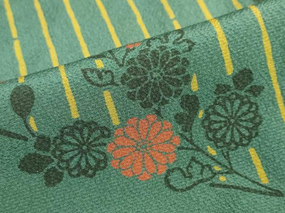 平和屋着物●訪問着　花蝶文　正絹　逸品　DABF1546ud