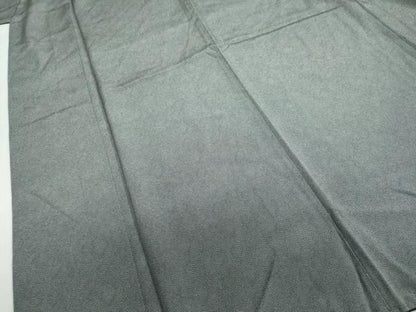 平和屋着物●江戸小紋　鮫小紋柄　黒地　正絹　逸品　DABF1547ud