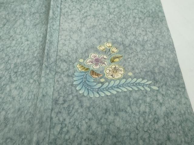 平和屋着物●訪問着　絞り　辻が花　暈し染め　金通し地　正絹　逸品　DABF1548ud